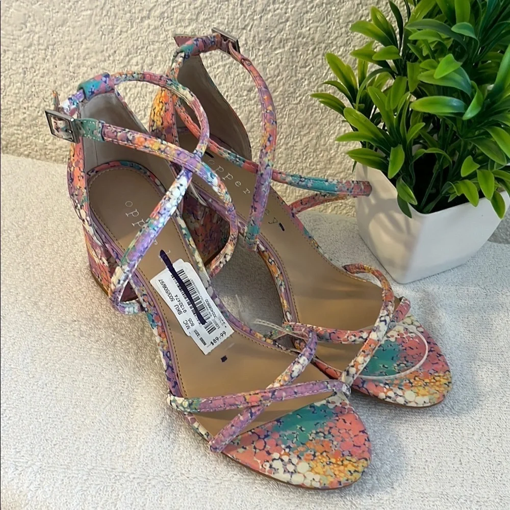 Colorful Strappy Women's Sandals